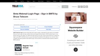 Bmts Webmail Login – Sign in BMTS by Bruce Telecom - TeleCoz