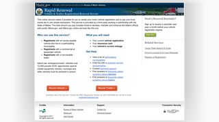 Rapid Renewal | Vehicle & Trailer Registration Renewal Service