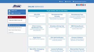 OPLATES.com - Ohio BMV - Online Services