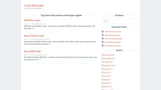 bmw b2b partner portal login english – Auto Bild Idee