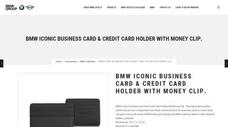 BMW Group | BMW ICONIC BUSINESS CARD & CREDIT CARD ...