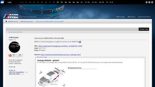 Online access to BMW WebETK, offered by BMW - Bimmerpost