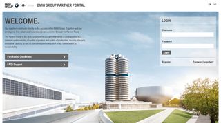 Login Partner Portal of the BMW Group