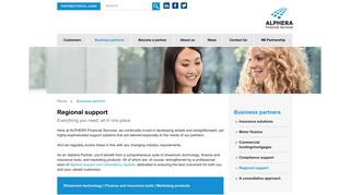 Regional support | Alphera Financial Services