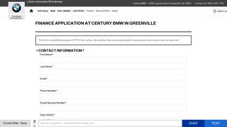 BMW Lease & Loan in Greenville near Spartanburg SC - Century BMW