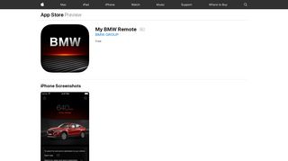 My BMW Remote on the App Store - iTunes - Apple