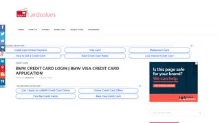 BMW CREDIT CARD LOGIN | BMW VISA CREDIT CARD ...