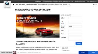 BMW Extended Service Contracts | Princeton BMW