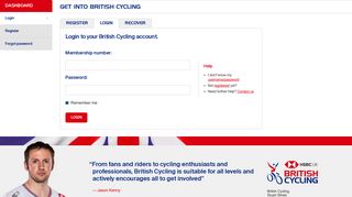 Login - British Cycling