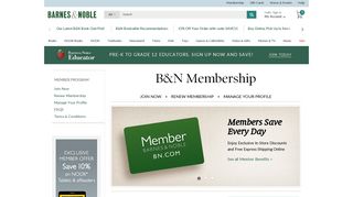 B&N | Membership - Barnes & Noble