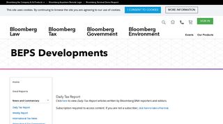 Daily Tax Report | Bloomberg BNA