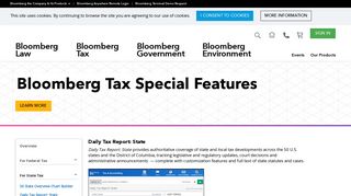Daily Tax Report: State | Features | Bloomberg Tax - Bloomberg BNA