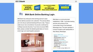 BNA Bank Online Banking Login - CC Bank