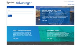 Bloomberg Tax – Advantage™ | Sign in
