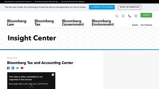 Bloomberg Tax and Accounting Center - Bloomberg BNA