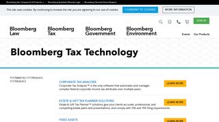 Bloomberg Tax Technology - Bloomberg BNA