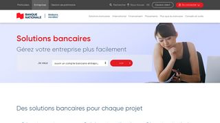 Solutions bancaires | Banque Nationale