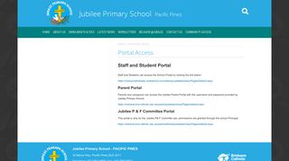 Portal Access - Jubilee Primary School