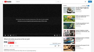 What to do when you arrive at the car park - YouTube