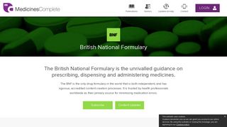 British National Formulary - MedicinesComplete