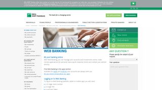 Web Banking online banking - BGL BNP Paribas Luxembourg