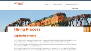 Hiring Process - Jobs at BNSF - BNSF Railway