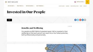 Invested in Our People | BNY Mellon