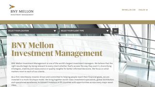 BNY Mellon - Offering a world of investment opportunities to investors