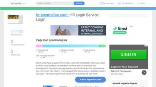 Access hr.bnymellon.com. HR Login Service - Login