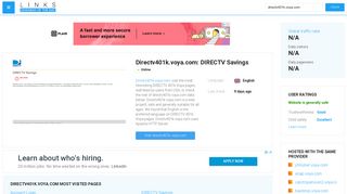 Visit Directv401k.voya.com - DIRECTV Savings.