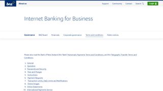 Internet Banking for Business - BNZ
