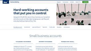 Everyday business accounts - BNZ