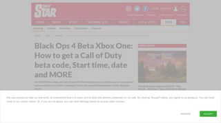 Black Ops 4 Beta Xbox One: How to get a Call of Duty beta code, Start ...