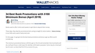 30 Best Bank New Account Promotions: Minimum $100 Bonus ...