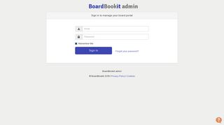 Login to manage your board portal