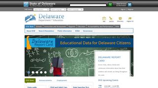 Delaware Department of Education / DDOE Main Homepage