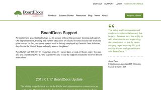 BoardDocs Support