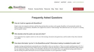 BoardDocs: Frequently Asked Questions