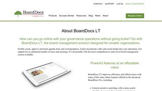 BoardDocs: About BoardDocs LT