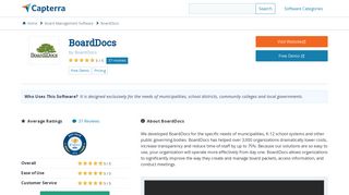 BoardDocs Reviews and Pricing - 2019 - Capterra