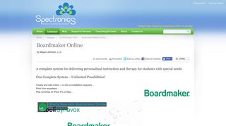 Boardmaker Online : Spectronics - Inclusive Learning Technologies