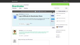 Log in Difficulty for Boardmaker Share - Get Satisfaction
