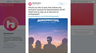 Boardmasters on Twitter: 