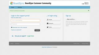 BoardSync Customer Community: Sign into