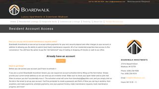 Tenant Account Access | Boardwalk Investments