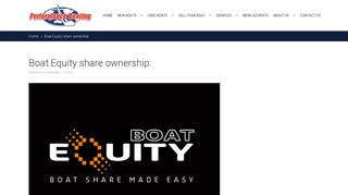 Boat Equity share ownership: | Performance Boating