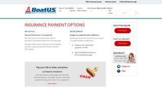 Payment Options - BoatUS Marine Insurance
