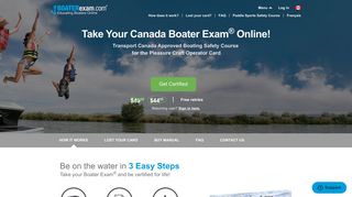 Get Your Canada Boating License Online | BOATERexam.com®