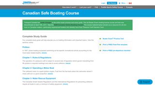 BOATERexam.com® | Official Safe Boating Course Canada