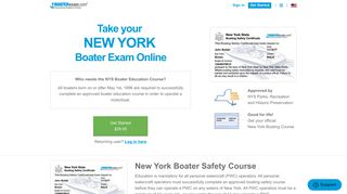 Get Your New York Boating License Online | BOATERexam.com®